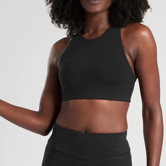 Athleta Other - NWT Athleta Black High Neck Hyper Focused Bra